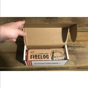 KFC FIRE LOG KENTUCKY FRIED CHICKEN FIRELOG